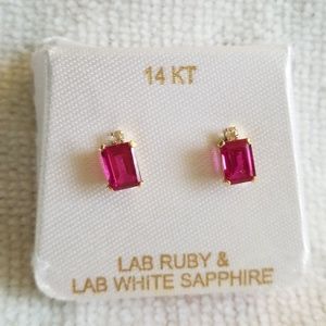 Ruby Earrings